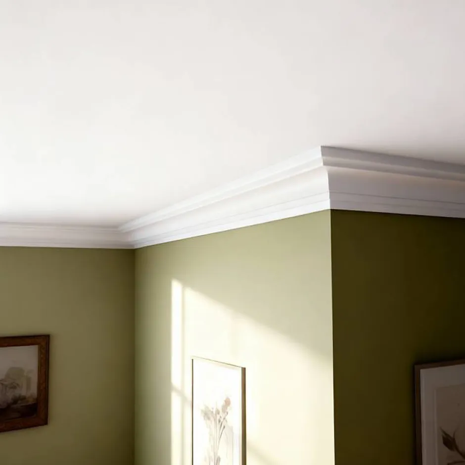 Decoon Lot de 20 (40ml) Corniches de Plafond décoratives - Versailles - 200x5x5 cm