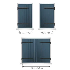 Avidsen Lot de 10 motorisations pour volet battant Open W
