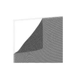 Volet-Moustiquaire Lot de 2 Moustiquaires fenêtre de toit 150x150 cm gris