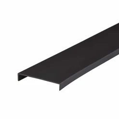 Nordlinger Pro Lot de 2 Nez de Cloison en Aluminium Noir 130cm x 54mm à Monter Soi-même