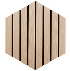 Atmosphera Créateur D'Intérieur Lot de 3 panneaux décoratifs Colva beige fond noir 30x26cm - Atmosphera