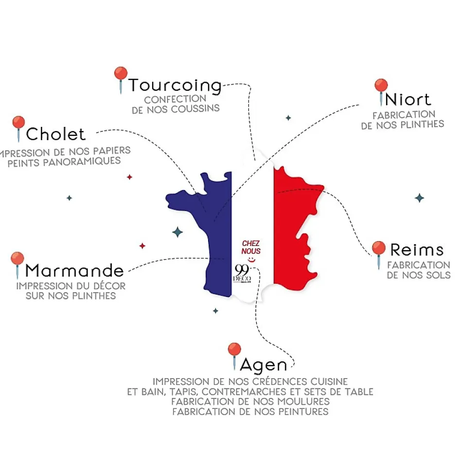 99Deco Lot de 2 panneaux de douche en PVC (90x220 & 120x220 cm) + profilés blanc - Sotma - Blanc et doré