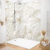 Lot de 2 panneaux de douche en PVC (90x220 & 120x220 cm) + profilés blanc - Lamnar Kola-99Deco Online