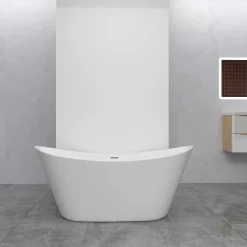 Lot de 2 panneaux muraux de douche Blanc en aluminium avec 1 profilés, L40xL100xH210 cm ,protection murale,antimoisissure-AICA Sanitaire Sale