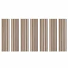 Lot de 7 Panneaux muraux tasseaux bois 120x30x1,9 cm - Pack tête de lit - Lamelles décor chêne / feutrine grise 2,52 m²-Decoon Hot