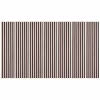 Decoon Lot de 7 Panneaux muraux tasseaux bois 120 x 30 x 1,9 cm - Pack tête de lit - Lamelles rose pastel / feutrine noir - 2,52m²