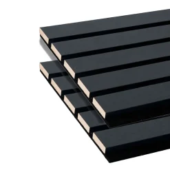 Lot de 2 panneaux tas Decowall Acoustic coul chêne lave sur feutrine 2600x300x17mm-Forestea Outlet