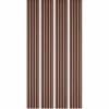 Decoon Lot de 4 Panneaux tasseaux bois 250 x 30 x 1,9 cm - terracotta/feutrine noir - 3m²