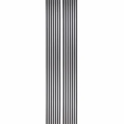 Lot de 2 Panneaux tasseaux bois 250 x 30 x 1,9 cm - alu/feutrine noir - 1,5m²-Decoon Clearance