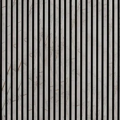 Decoon Lot de 2 Panneaux tasseaux bois 250 x 30 x 1,9 cm - décor marbre gris/feutrine noir - 1,5m²