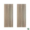 Forestea Lot de 2 Panneaux tasseaux MDF Catsle oak sur fond bronze 2770x287x20 mm -