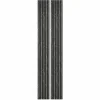 Decoon Lot de 2 Panneaux tasseaux bois 250 x 30 x 1,9 cm - décor marbre noir/feutrine noir - 1,5m²