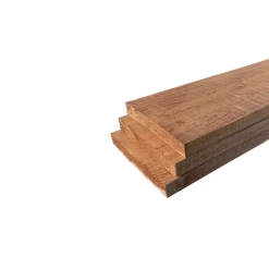 Wood&Sens Lot de 3 Planches Rabotées Sapin Traité marron, L.240 x l.14,5 cm x Ep.18 mm