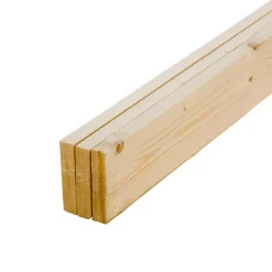 Forestea Lot de 3 planches sapin raboté 1800 x 96 x 18 mm