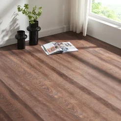 Lot de 120 planches vinyle SPC Okapirg 26,352 m² 5 mm 122 x 18 cm effet chêne rustique-Neu.Holz Sale