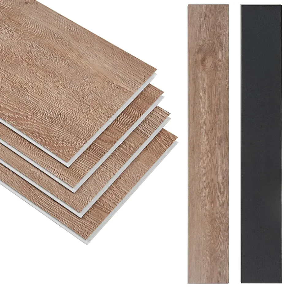 Neu.Holz Lot de 80 planches vinyle SPC Okapirg 17,568 m² 5 mm 122 x 18 cm effet chêne naturel