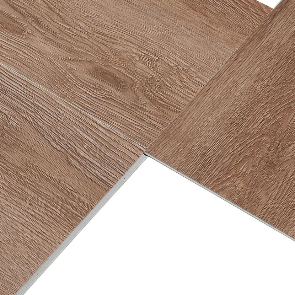 Neu.Holz Lot de 80 planches vinyle SPC Okapirg 17,568 m² 5 mm 122 x 18 cm effet chêne naturel