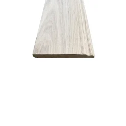 Lot de 5 Plinthe Plaquées Chêne MDF, L.2,23 m x l.14,8 cm x Ep.16 mm-Wood&Sens Clearance