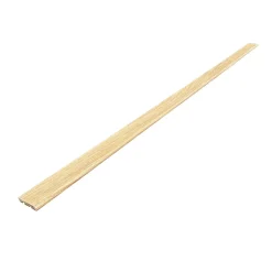 Lot de 5 Plinthes cache-fils Plaquées Chêne verni MDF, L.2,23 m x l.7,8 cm x Ep.12 mm-Wood&Sens Discount