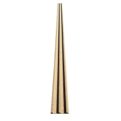 Wood&Sens Lot de 5 Plinthes MDF Passes-câbles à couvercle, L.2,44 m x H.10,8 cm, Ep.18 mm