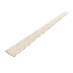 Lot de 5 Plinthes Plaquées Chêne MDF, L.2,23 m x l.10,8 cm x Ep.14 mm-Wood&Sens