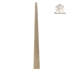 Wood&Sens Lot de 5 Plinthes Plaquées Chêne MDF Arrondi, L.2,23 m x l.7,8 cm x Ep.14 mm