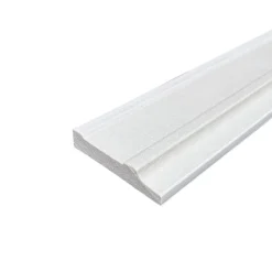 Wood&Sens Lot de 10 Plinthes Polymère avec Bord Arrondi 3mm, L.240 cm x P.8 cm, Ep.15 mm