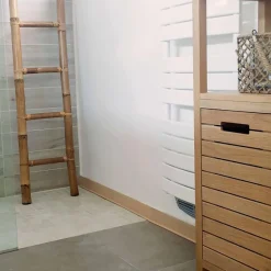 99Deco Lot de 10 Plinthes PVC Couleur Bois - - H8 x L100 cm Profondeur 14 mm