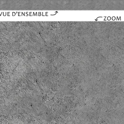 99Deco Lot de 10 Plinthes PVC Couleur Béton - - H8 x L100 cm Profondeur 14 mm