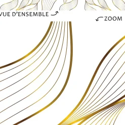 Lot de 10 Plinthes PVC Or - - H8 x L100 cm Profondeur 14 mm-99Deco Online