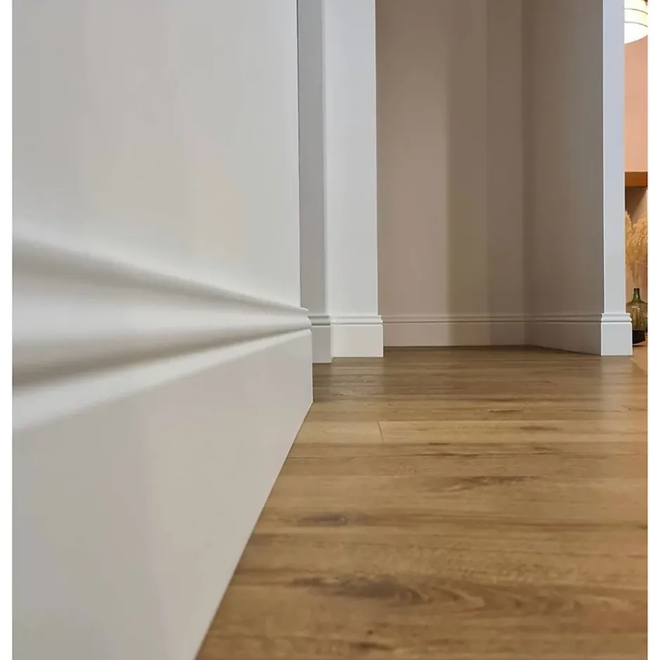 Lot de 5 Plinthes Style Prépeint MDF, L.2,44 m x l.10,8 cm x Ep.14 mm-Wood&Sens Sale