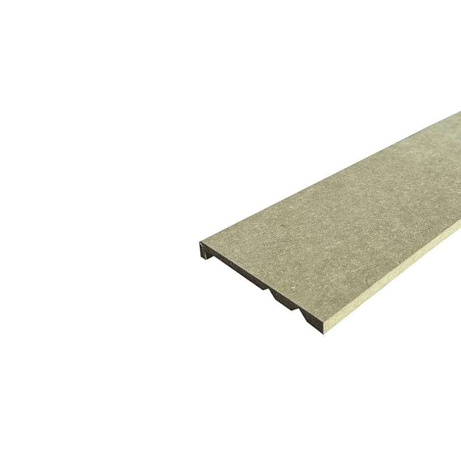 Wood&Sens Lot de 6 Surplinthes MDF Hydrofuge, L.2.44 m x H.13.1 cm, Ep.22 mm