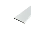 Lot de 6 Surplinthes MDF Revêtues Blanc, L.2.40 m x l.13.1 cm, Ep.22 mm-Wood&Sens Discount