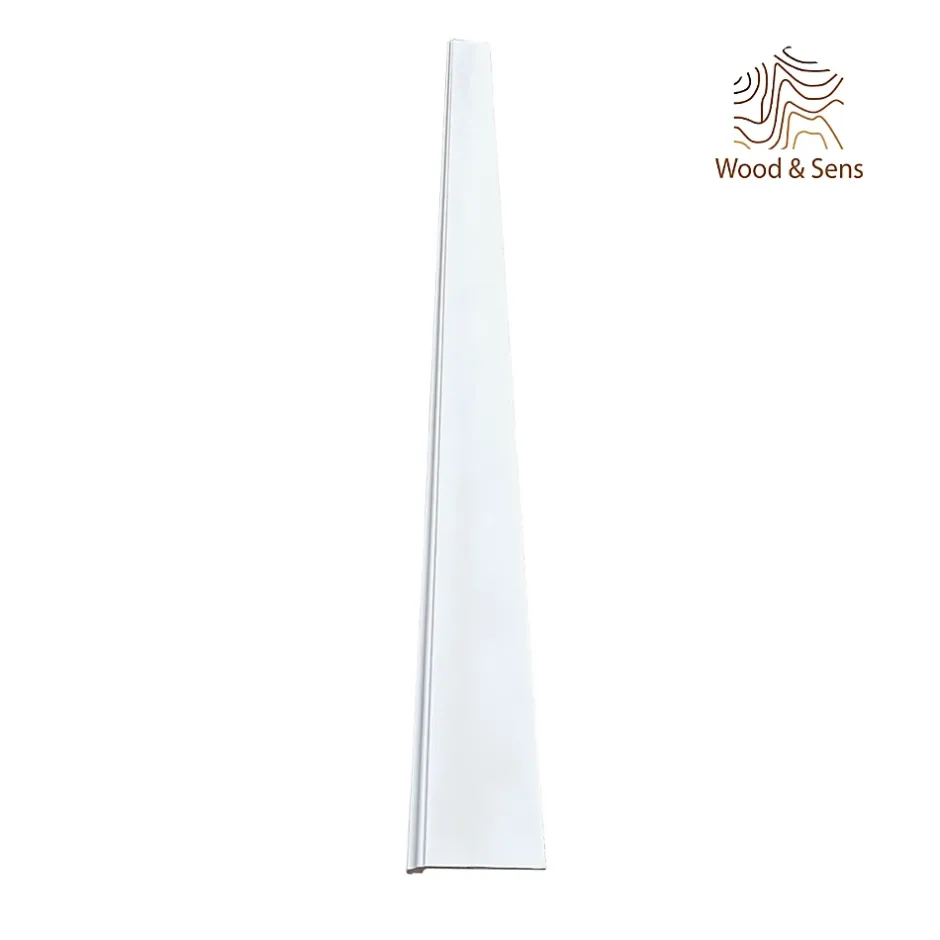 Wood&Sens Lot de 8 Surplinthes Style Polymère, L.240 cm x H.12,4 cm, Ep.23 mm