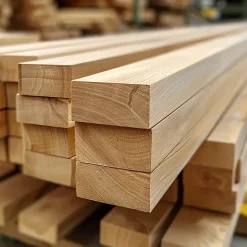 Lot de 4 tasseaux en hetre massif 32x70 mm Longueur 1.5 m-Ad Lyon Groupe Clearance