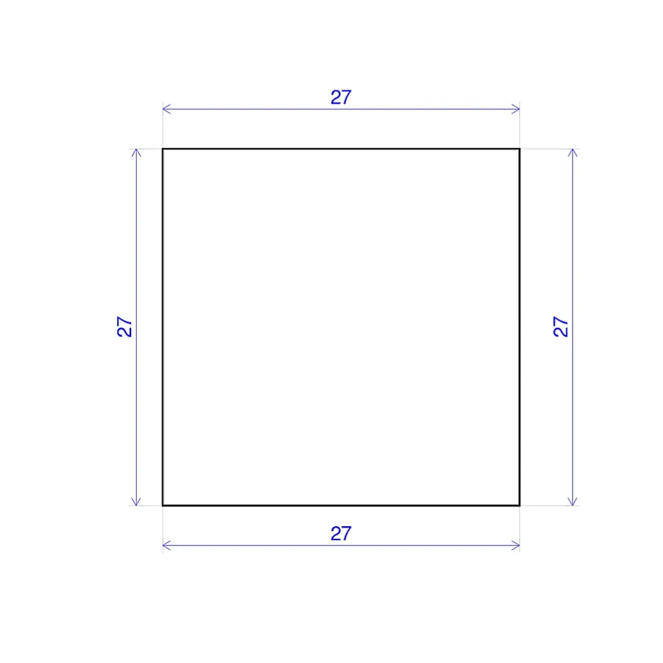 Forestea Lot de 8 tasseaux hêtre rabotés 2400 x 28 x 28 mm