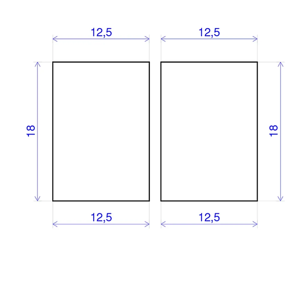Forestea Lot de 14 tasseaux hêtre rabotés 2400 x 13 x 18 mm