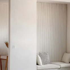 Wood&Sens Lot de 15 Tasseaux Pin Abouté Peint Blanc, L.250 cm x l.2 cm, Ep.4 mm