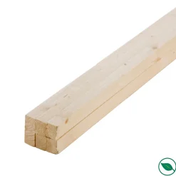 Lot de 6 tasseaux sapin brut 2000 x 38 x 25 mm-Forestea Discount