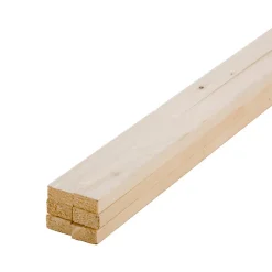 Lot de 6 tasseaux sapin rabotés 2400 x 34 x 18 mm-Forestea Sale