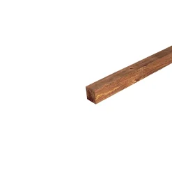 Wood&Sens Lot de 4 Tasseaux Sapin Traité marron, L.2,40 m x l.2,75 cm x Ep.27,5 mm