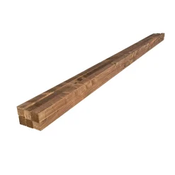 Lot de 6 Tasseaux Sapin Traité marron, L.2,40 m x l.4,35 cm x Ep.43,5 mm-Wood&Sens Clearance