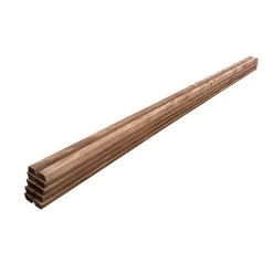 Lot de 10 Tasseaux Triangulaires Sapin Traité marron, L.2,50 m x l.4,5 cm x Ep.20 mm-Wood&Sens Sale