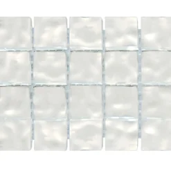 LOT DE 20 TESSELLES OR BLANC/ARGENT MARTELE TRAME PAPIER 2 x 2 CM CASA LINEA-Casa Linéa New