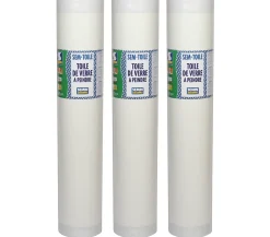 Lot de 3 toiles de verre - motif chevron - rouleau 50 x 1 m-Semin New