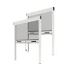 Lot Stores Moustiquaire ALU recoupable - x2 - L150 x H230cm - Blanc-Avosdim Hot