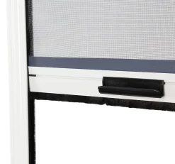 Lot Stores Moustiquaire ALU recoupable - x2 - L80 x H130cm - Blanc-Avosdim