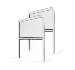 Avosdim Lot stores Moustiquaire PVC - x2 - L130 x H160cm - Blanc