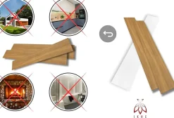 Ikhemalarka 20m² - 120 pièces de panneaux polystyrène, panneaux de plafond, panneaux muraux, décors, imitation pour plafonds - P05