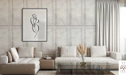 6m2 12 pièces Panneau mural 3D XPS polystyrène 100x50 cm Noir or effet béton, style cadre mural & plafond classique 120XL-Ikhemalarka Online